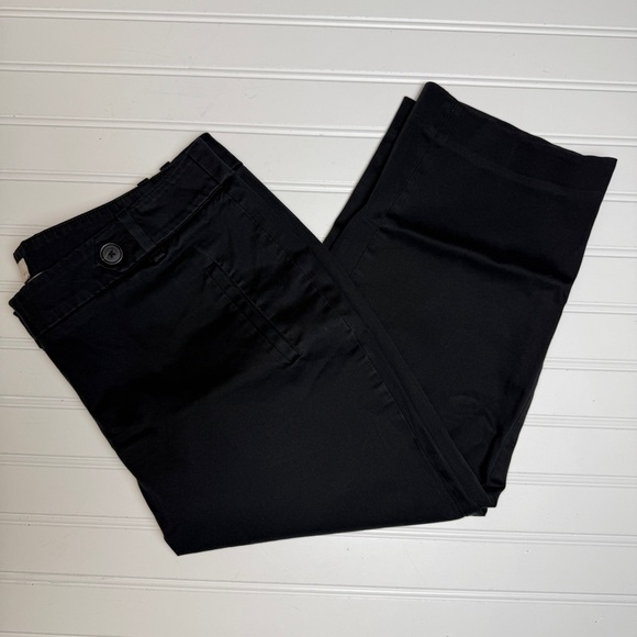 LOFT Petites Cropped Pants Size 10P Black - Picture 3 of 5